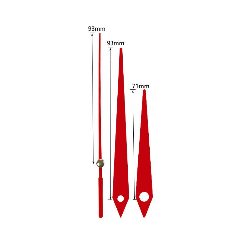 14 Styles Metal Clock Hands DIY Movement Repair 726 Red 