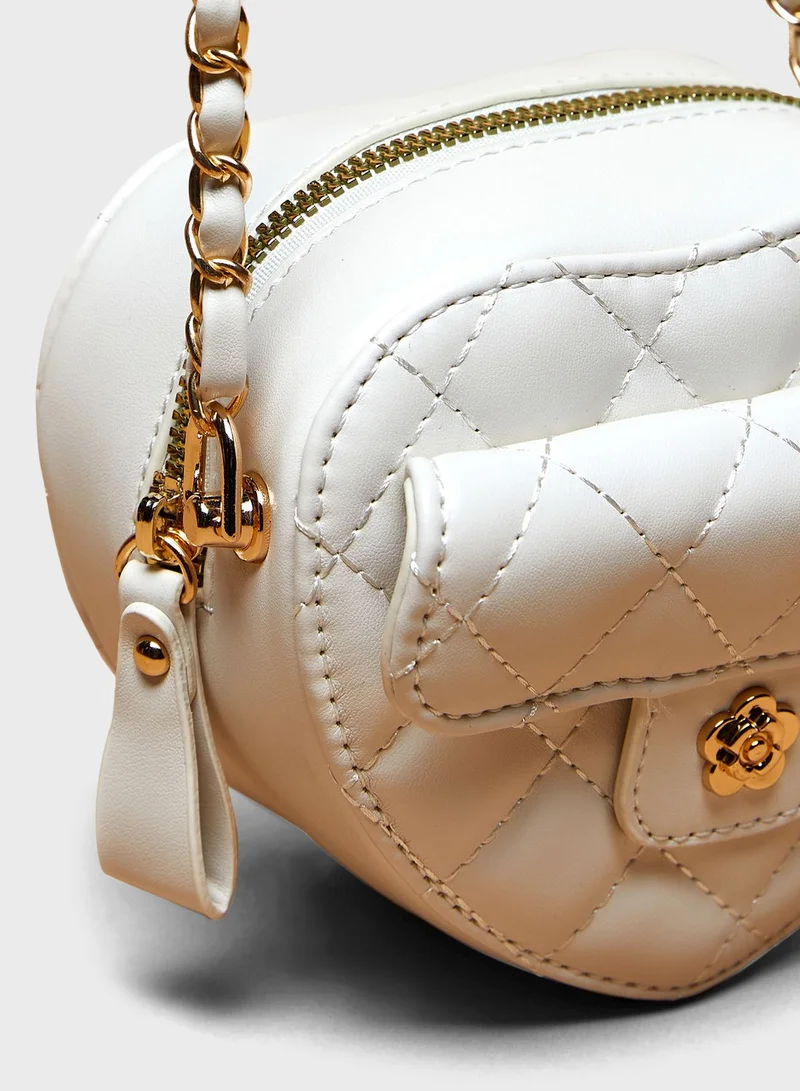 shoexpress Kids Heart Crossbody Bag