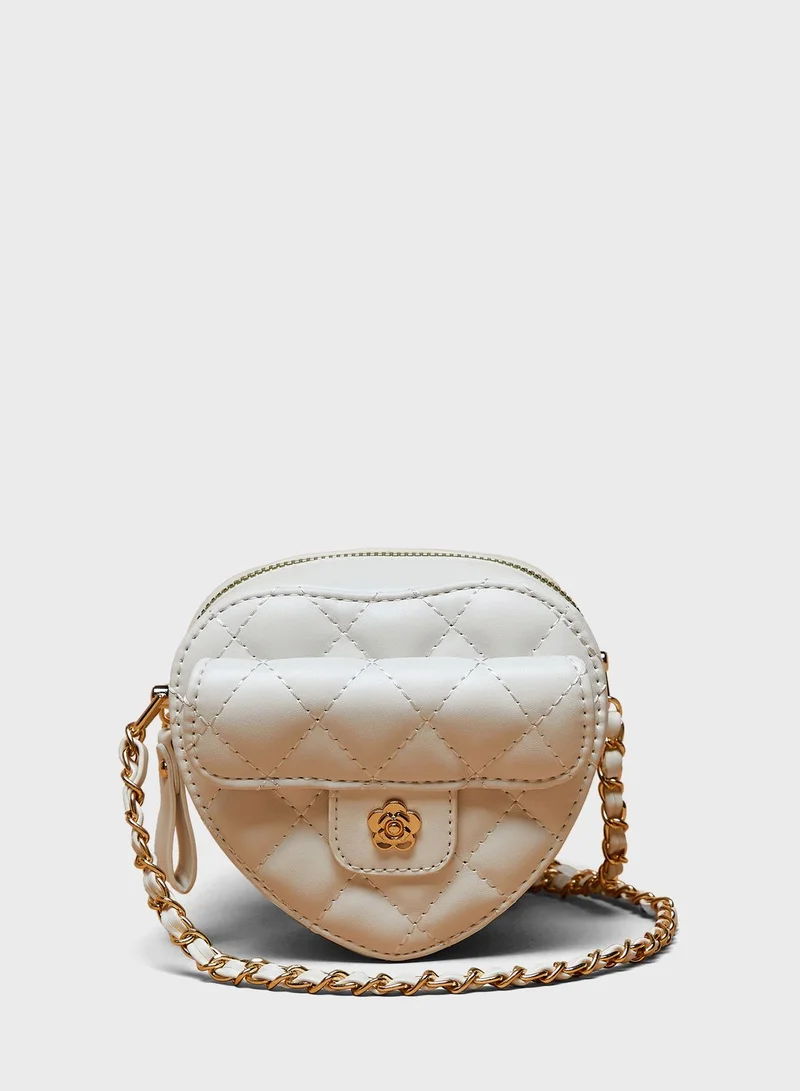 shoexpress Kids Heart Crossbody Bag