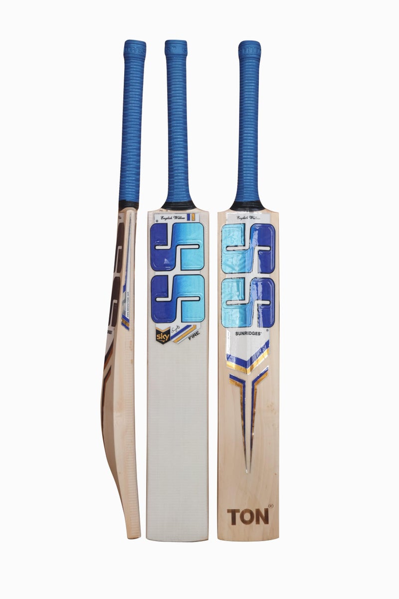 SS Sky Fire English Willow Cricket Bat (Harrow) - Image 1