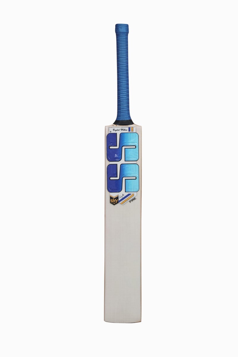 SS Sky Fire English Willow Cricket Bat (Harrow) - Image 3
