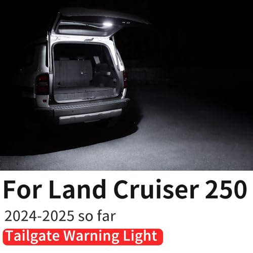 LaIIker Tailgate Decorative Lights for 2024-2026 Toyota Land Cruiser 250 1958 Prado Lc250 Trunk High Brightness LED Lighting Punch-Free Waterproof Interior Modification Accessories (Electric tailgate) - Image 3