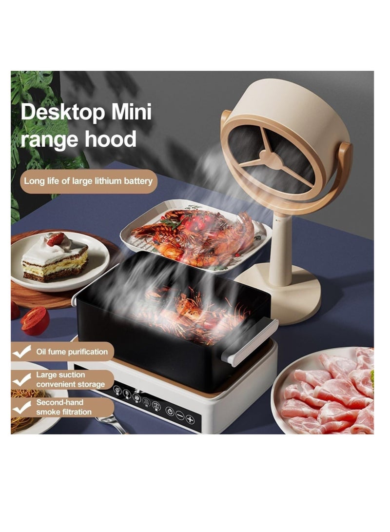 Excefore Activated Carbon Cotton Filter, Portable  Purifier, Portable  Purifier Fan, for Portable Range Hood, for Kitchen, Home, Bbq, Hot Pot (10pcs Filter Sponge) - Image 2