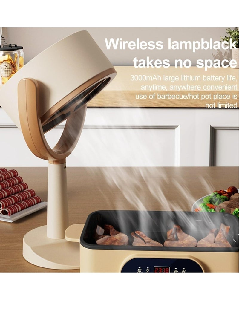 Excefore Activated Carbon Cotton Filter, Portable  Purifier, Portable  Purifier Fan, for Portable Range Hood, for Kitchen, Home, Bbq, Hot Pot (10pcs Filter Sponge) - Image 3