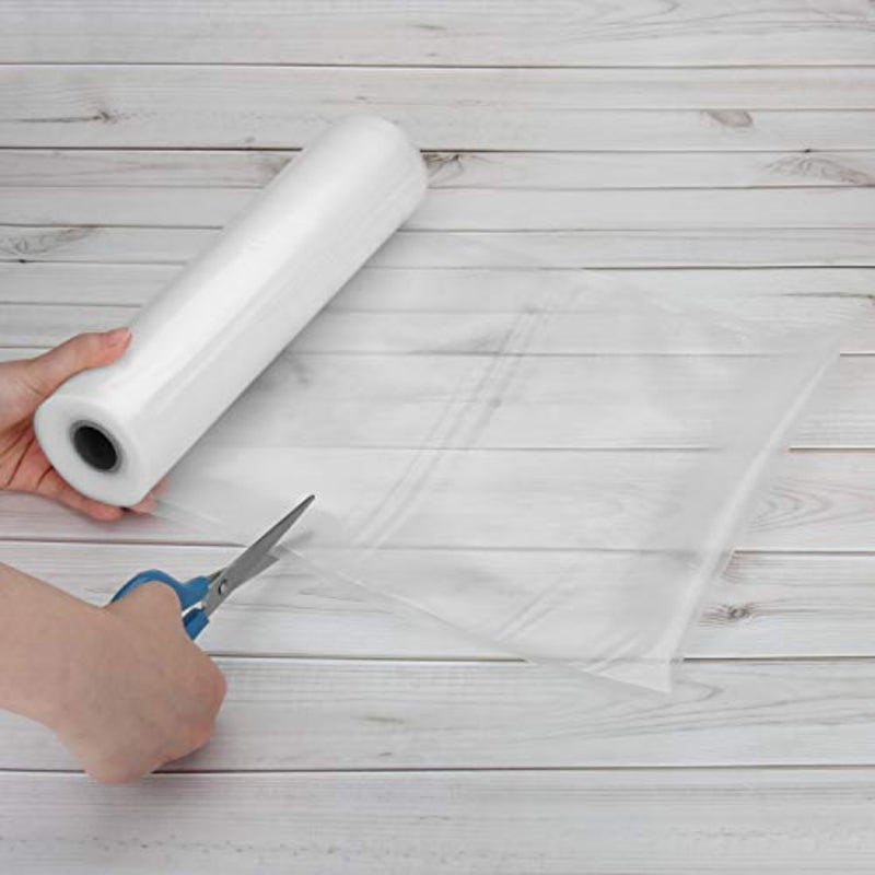 Vacuum sealer bags for sous vide and freezer storage, PA+PE material, clear color, BPA-free, microwave-safe, 4 rolls 2 of 8x25' + 2 of 11x25',total 30m - Image 4