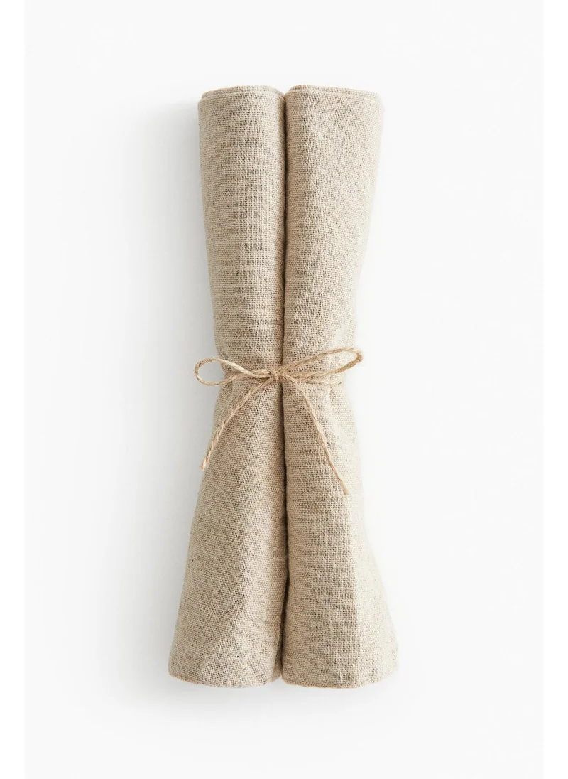 H&M 2-pack linen-blend napkins