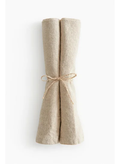 H&M 2-pack linen-blend napkins