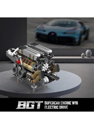 10131 W16 Engine Building Blocks Sets, V8 Engine Model kit That Run, Build Your Own STEM Model Engine, 16-Cylinder Car Engine Building Engineering Toys for Kids/Adults Collections(952+PCS) - pzsku/ZFABD541E5B545A63296BZ/45/_/1740043051/d1c27caa-030b-4071-a508-3cae107f249f