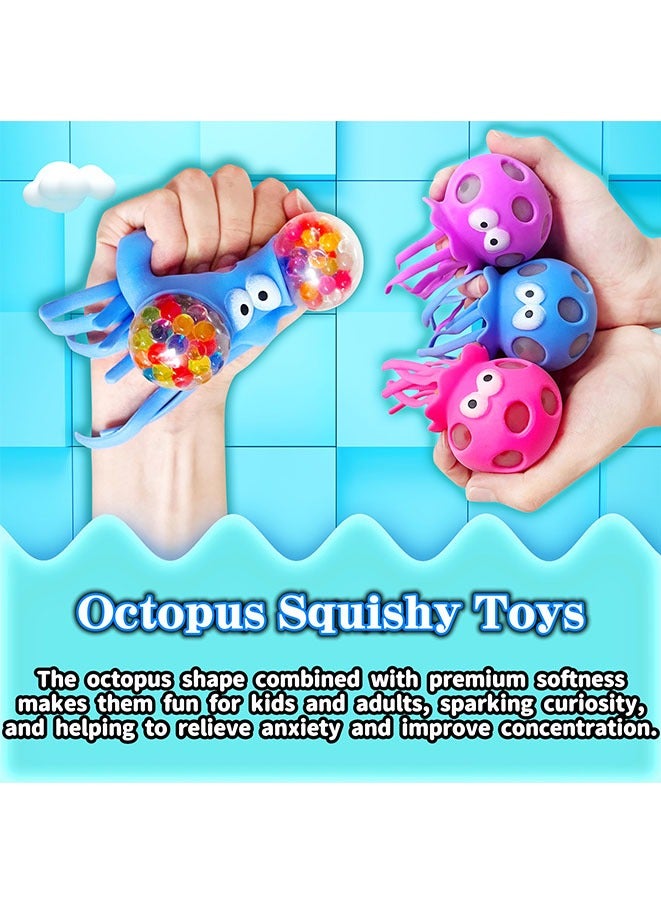 Muyixin Squishy Stress Balls Ocean Animal Squeeze Toys for Kids and Teens Sensory Balls Fidget Toys Classroom Prizes - Image 5