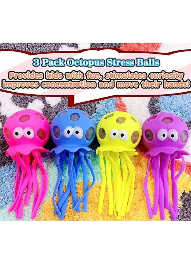 Muyixin Squishy Stress Balls Ocean Animal Squeeze Toys for Kids and Teens Sensory Balls Fidget Toys Classroom Prizes - Image 3