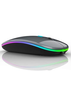 Bluetooth Mouse Compatible with iPad, Bluetooth Mouse Compatible with MacBook Air/Mac/MacBook Pro/Mini/iPad Pro/iMac/Laptop,Rechargeable Wireless Mouse