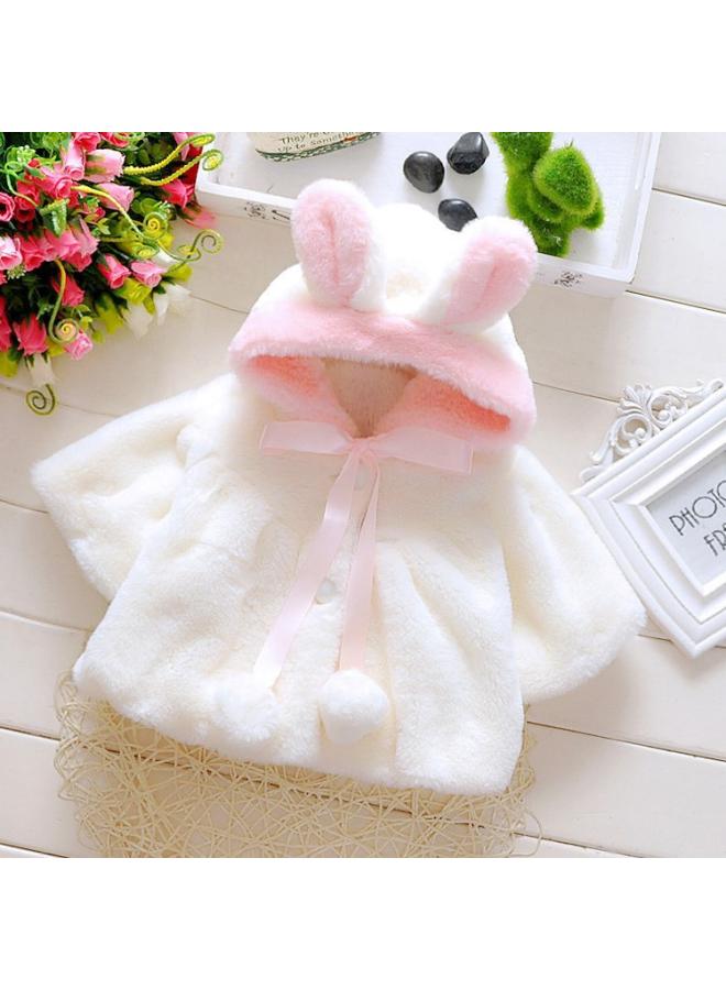 Children's Clothing Baby Girl Autumn And Winter Clothing Cute Baby Girl Plus Velvet Coat 0- -2-3 Years Old Princess Baby Clothes 
