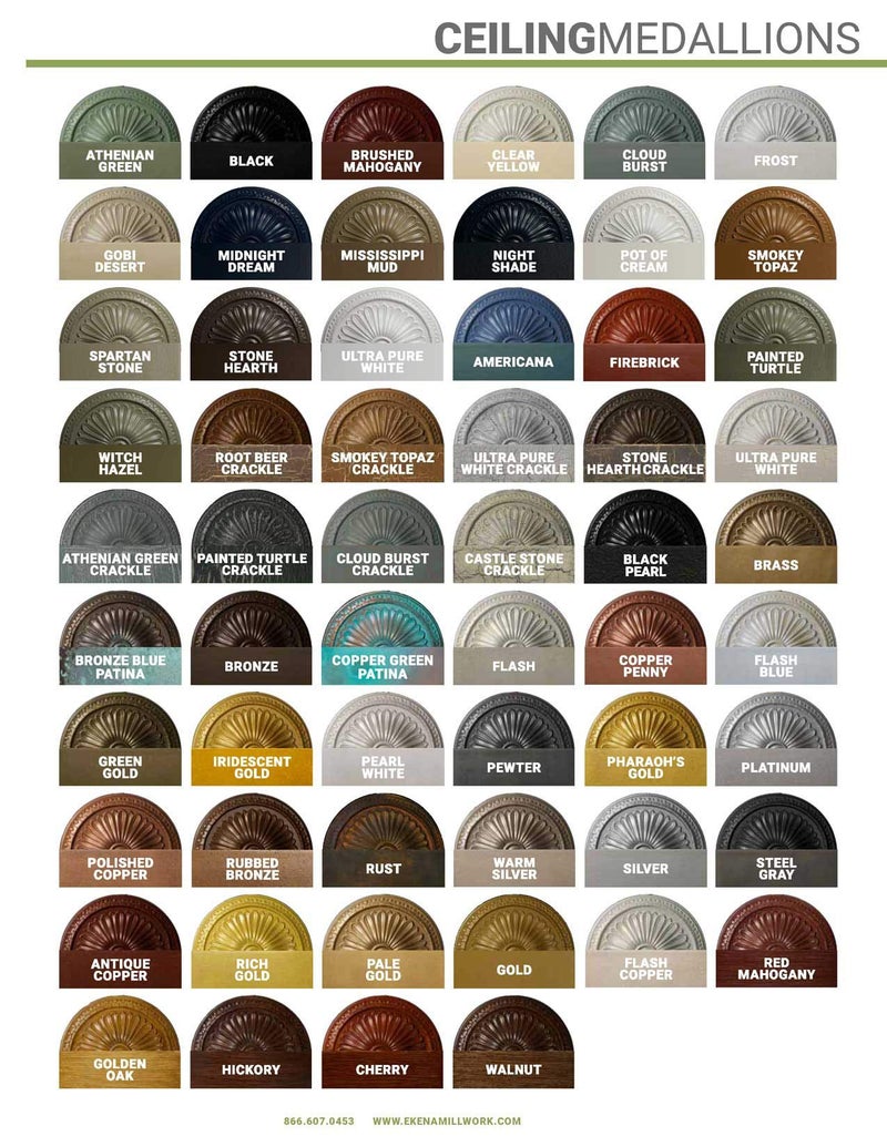 Ekena Millwork CM18RO2 Rose Ceiling Medallion, 18"OD x 3 1/2"ID x 1 1/2"P, Factory Primed - Image 3