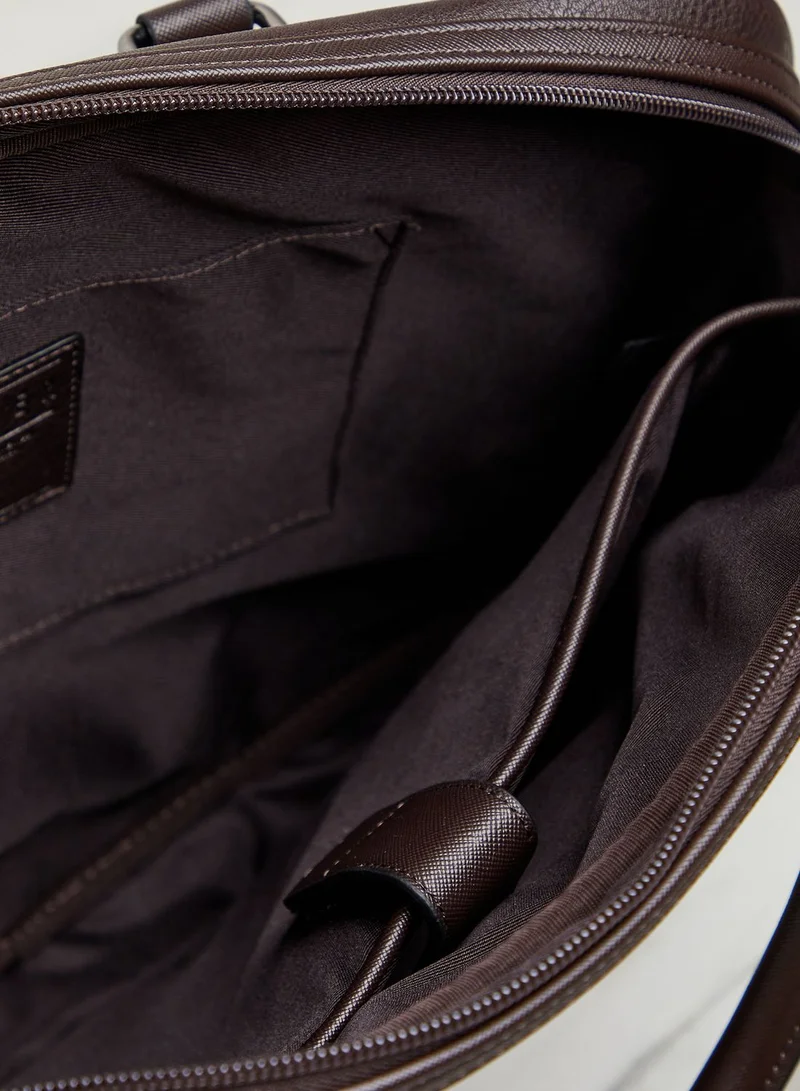 Ted Baker House Check Pu Document Bag