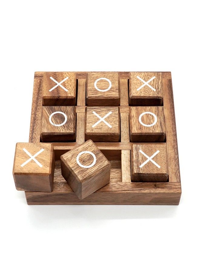 BSIRI Tic Tac Toe Game For Kids And Family Board Games 3D Travel Of Living Room Decor And Coffee Top Table Games Decor Family Games Night Classic Board Tictactoe - Image 2