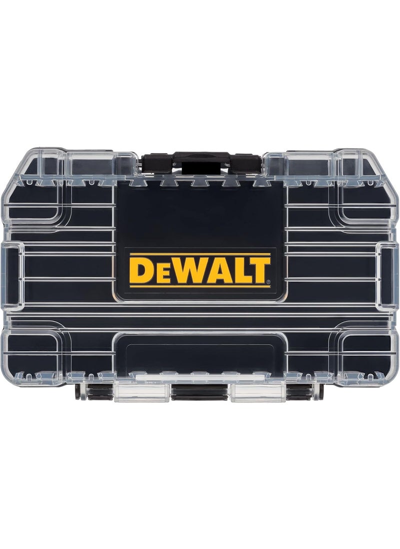 DEWALT DEWALT ToughCase Tool Box For Small Parts 1 Compartment Organizer Clip Latch For Secure Closing DWASTCASEBLK  - Image 1