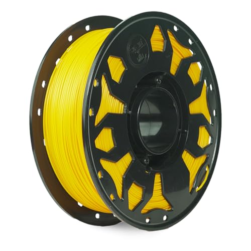 WOL 3D WOL3D PLA PRO+ (Yellow) 3D Printer Filament Roll, 1kg Net Weight, Greater Flexibility, Eco-Friendly, Low Warping Output, 1.75mm Diameter ±0.02mm Accuracy, Ideal for DIY Makers, Compatible - Image 1