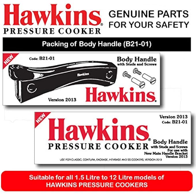 هوكينز مقبض الجسم مع مسمار ومسامير - Image 3