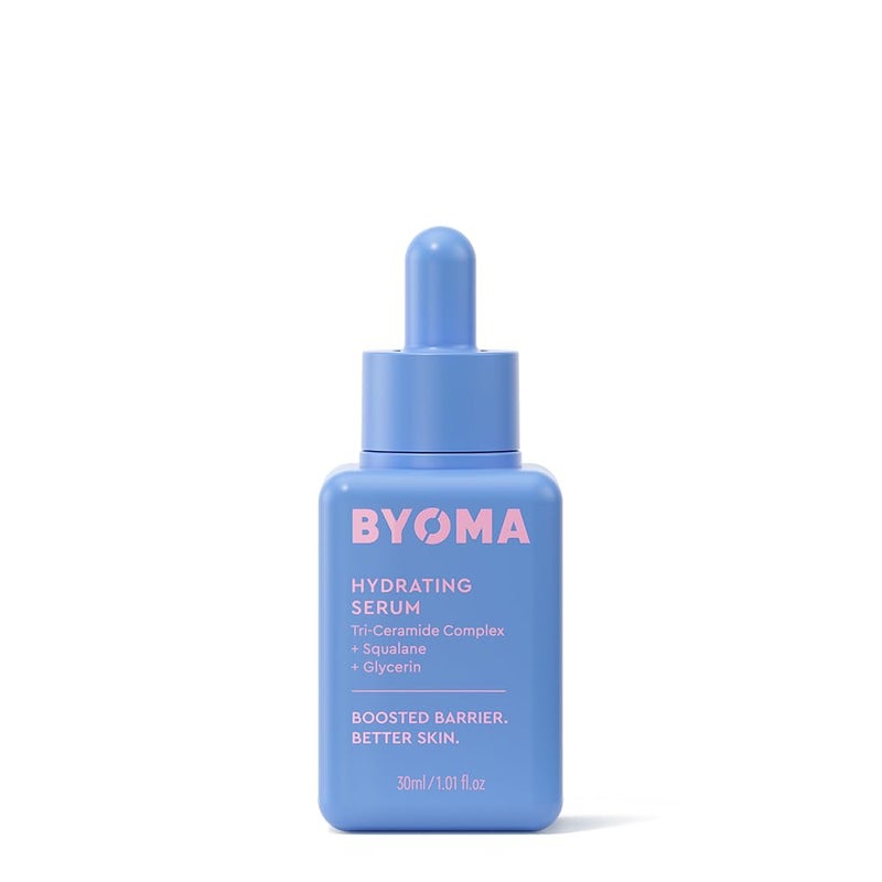 BYOMA Hydrating Serum - Moisturizing Facial Serum with Squalane, Glycerin & Ceramides - Hydrating for Glowing, Dewy Skin - 1.01 fl. oz - Image 1