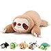 gnomantic Sloth Weighted Stuffed Animals 28 Inch 50 Pounds Weighted Plushies Sloth Stuffed Animal Large Plush Pillow Cute Plush Toy Gifts for Kids Adults 28 50 lbs - Image 2