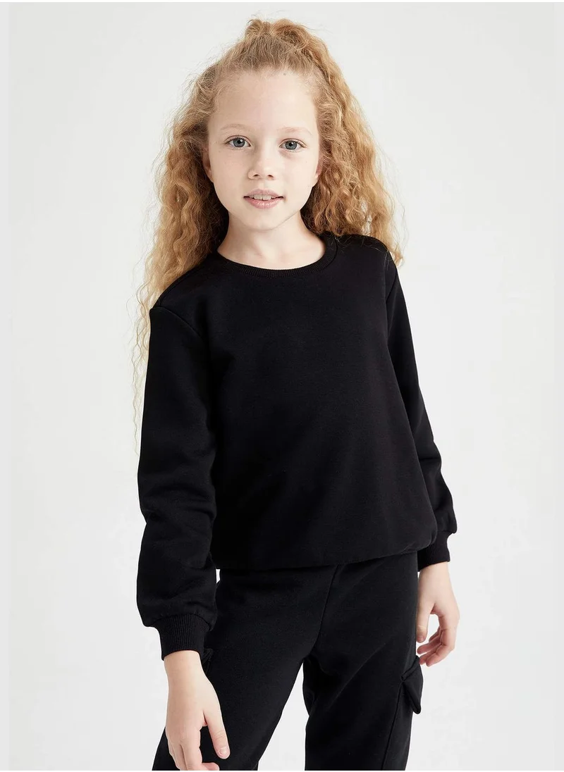 DeFacto Girl Knitted Sweatshirt