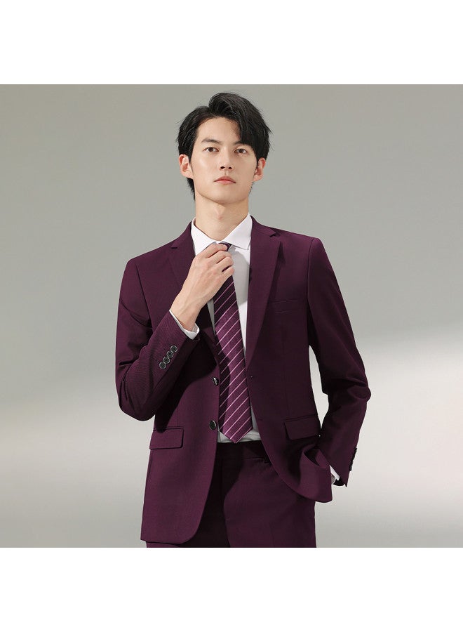 ROMON 【jacquard Lining】سترة رجالية غير رسمية، ملابس خارجية مريحة، معطف رجالي بسيط، سترة ذات صدر واحد للتنقل - Image 4