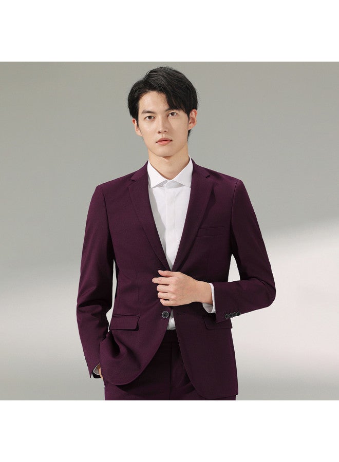 ROMON 【jacquard Lining】سترة رجالية غير رسمية، ملابس خارجية مريحة، معطف رجالي بسيط، سترة ذات صدر واحد للتنقل - Image 3