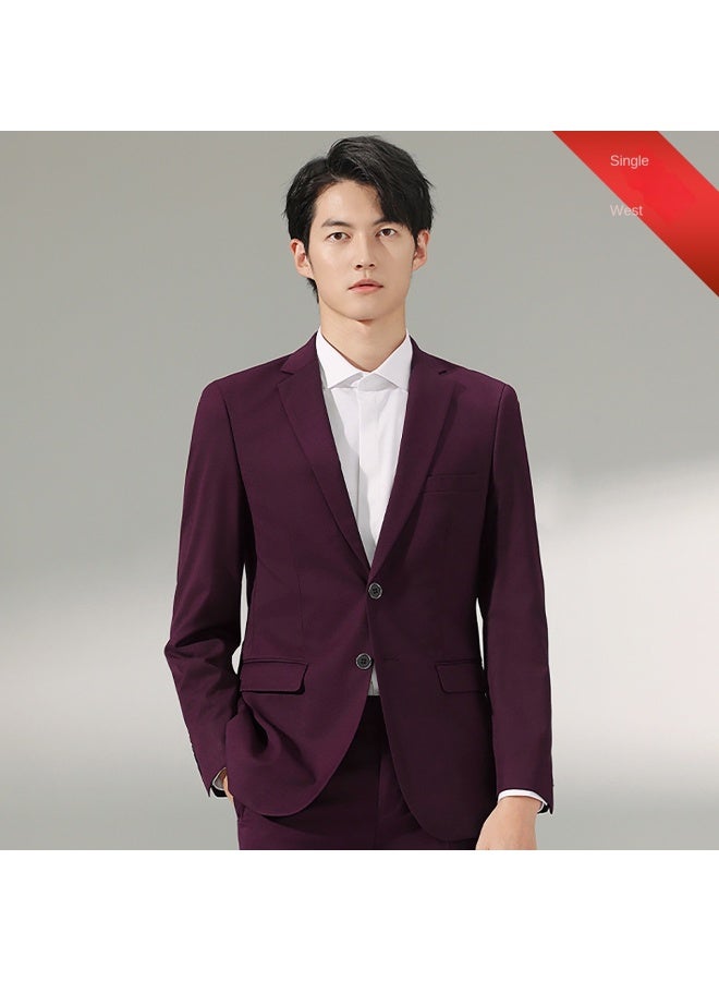 ROMON 【jacquard Lining】سترة رجالية غير رسمية، ملابس خارجية مريحة، معطف رجالي بسيط، سترة ذات صدر واحد للتنقل - Image 2