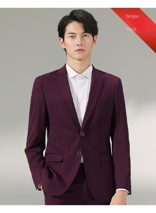 ROMON 【jacquard Lining】سترة رجالية غير رسمية، ملابس خارجية مريحة، معطف رجالي بسيط، سترة ذات صدر واحد للتنقل - Image 1