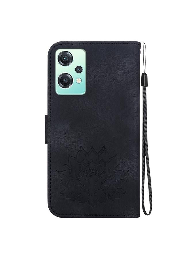 S-TOP Case For OnePlus Nord CE 2 Lite 5G Lotus Embossed Leather Phone Case - Image 3