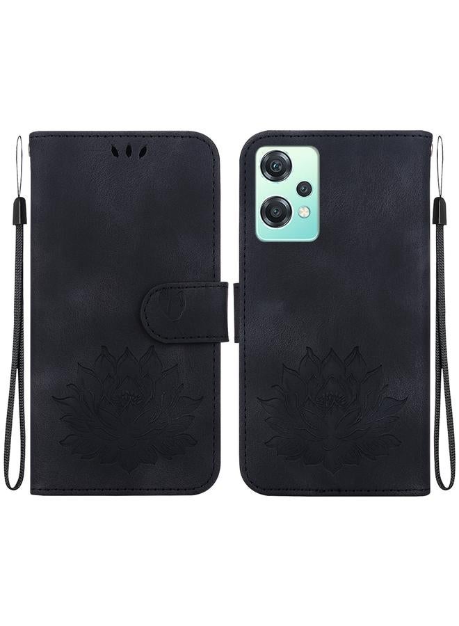 S-TOP Case For OnePlus Nord CE 2 Lite 5G Lotus Embossed Leather Phone Case - Image 1