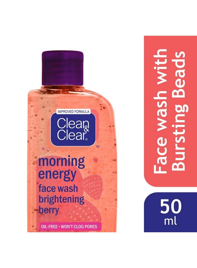 Clean & Clear Morning Energy Berry Face Wash, 50ml - Image 3