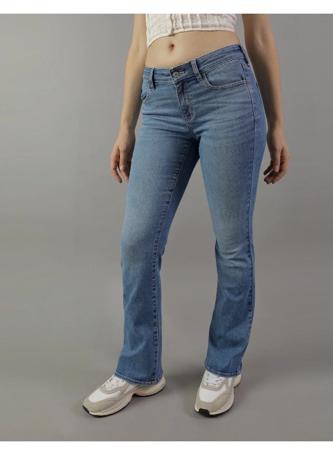 امريكان ايجل جينز بخصر منخفض بقصة واسعة من الأسفل - Image 1