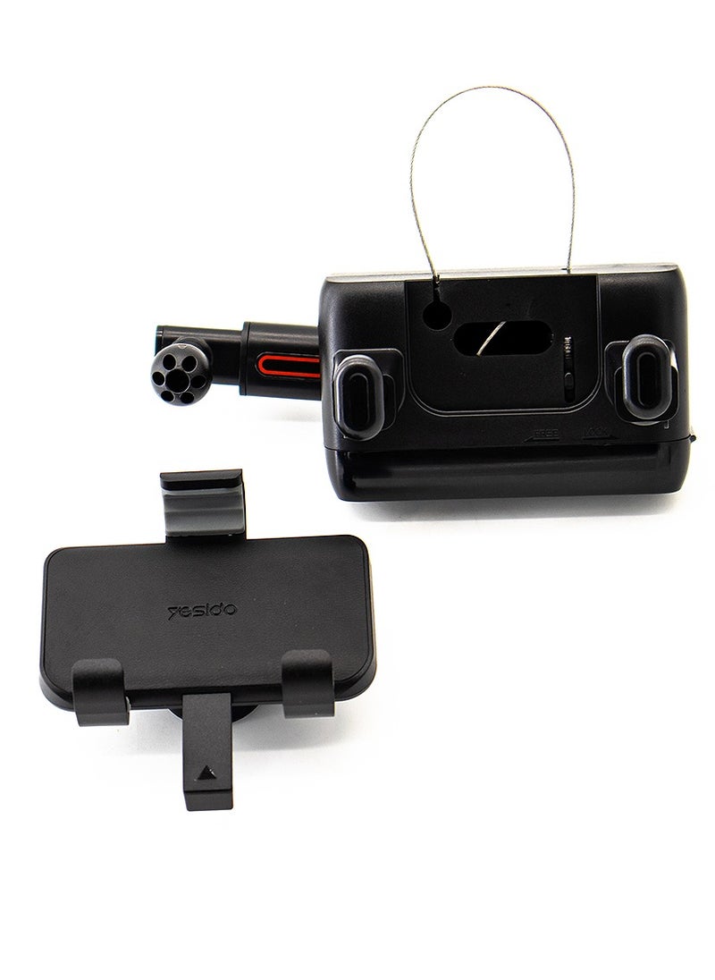 Yesido Car Rear View Mirror Adjustable Mobile Holder Yesido C265 - Black  - Image 4