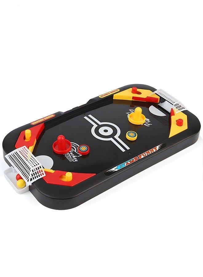 DURKU 2 in 1 Hockey and Soccer Tabletop Game, Fast Sling Puck Puzzle Toy for 2 Players, Interactive Family Fun with Score Keeper, Fits on Table or Floor - Image 2