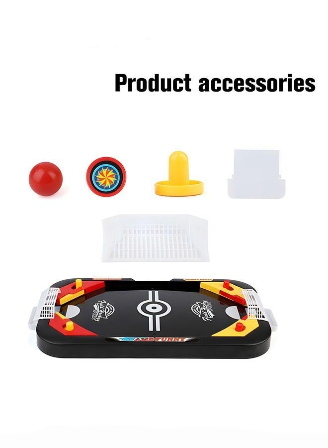 DURKU 2 in 1 Hockey and Soccer Tabletop Game, Fast Sling Puck Puzzle Toy for 2 Players, Interactive Family Fun with Score Keeper, Fits on Table or Floor - Image 3