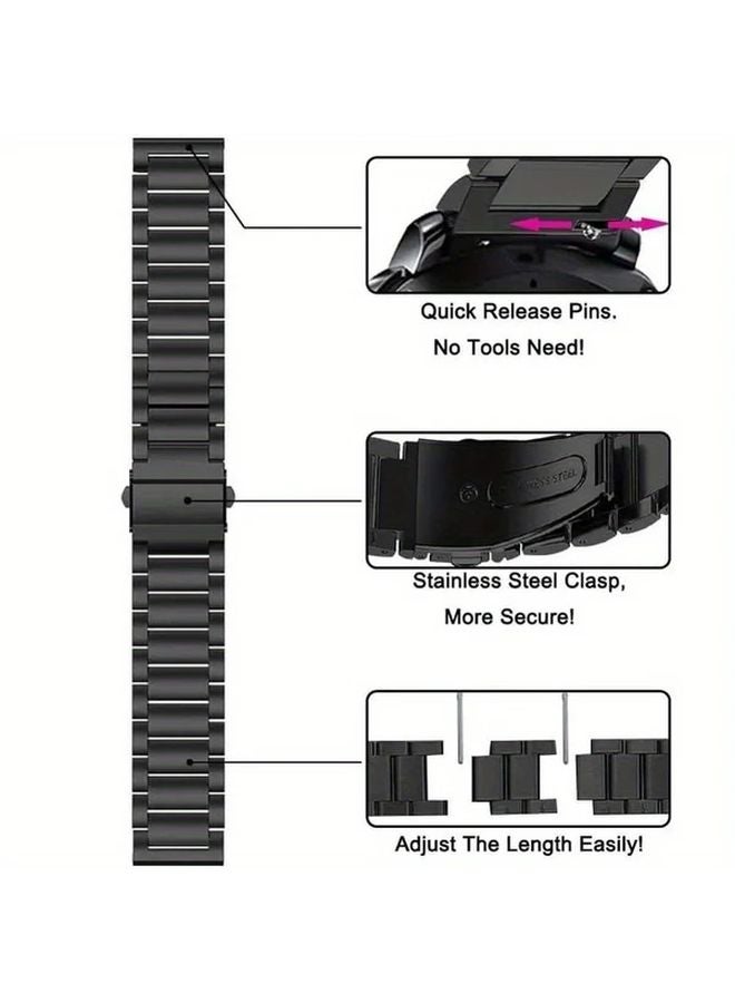 حزام ميلانيزي ٢٠ ملم متعدد الألوان ٢ متوافق مع ساعات هواتف هواوي وجارمين وشاومي وفوسيل الذكية - Image 3