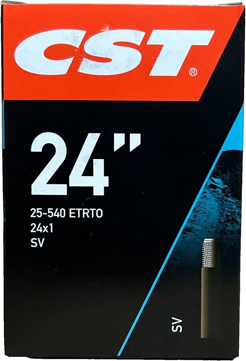 CST 24 x 1 Inner Tube 25540 Straight Schrader Valve SV Wheelchair 24x1 - Image 1
