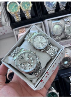 İstliv Istliv Silver Color Couple Watch"/ " Lover's Watches " Metal Band Wristwatches 