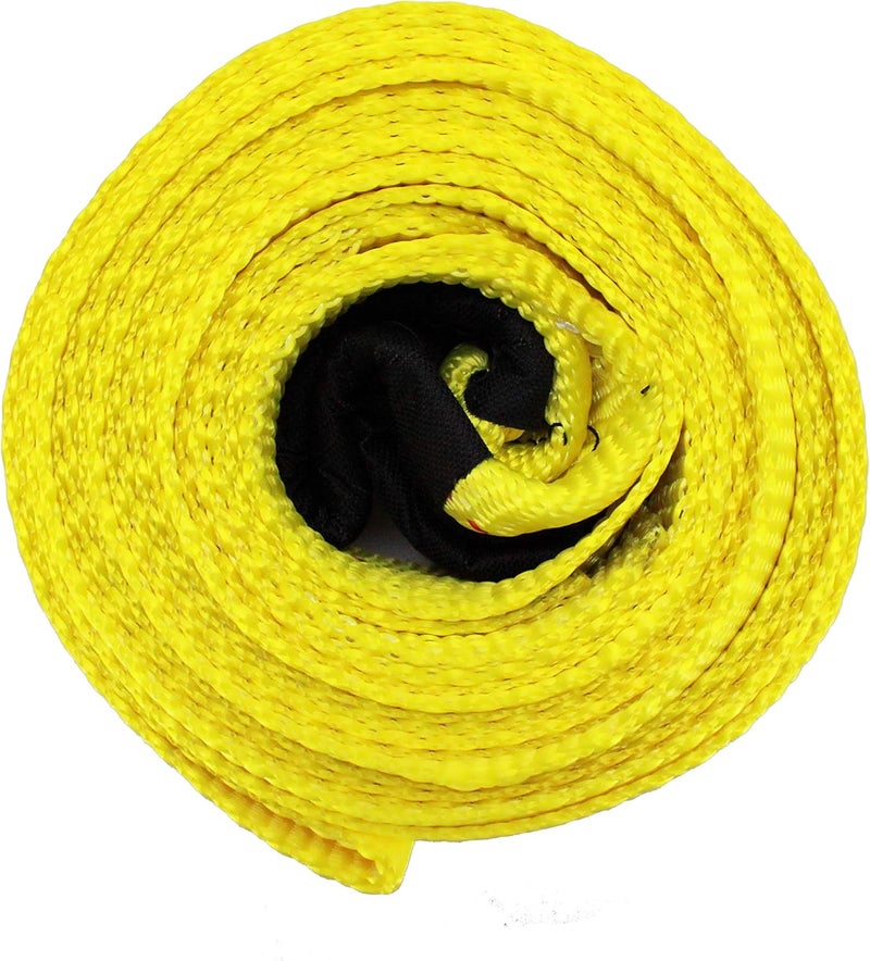 HFS (R) Yellow Tree Saver, Winch Strap, Tow Strap 30,000 Pound Capacity (3X20FT) - Image 4