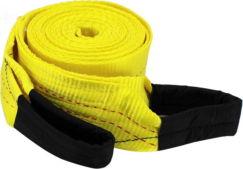 HFS (R) Yellow Tree Saver, Winch Strap, Tow Strap 30,000 Pound Capacity (3X20FT) - Image 2