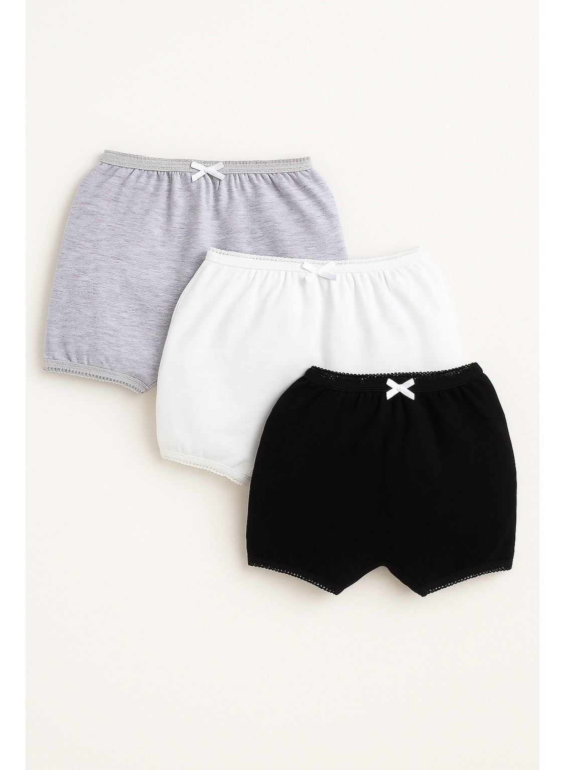 victor and jane 3-Piece Bloomers Set for Baby Girls – Cotton Essentials
