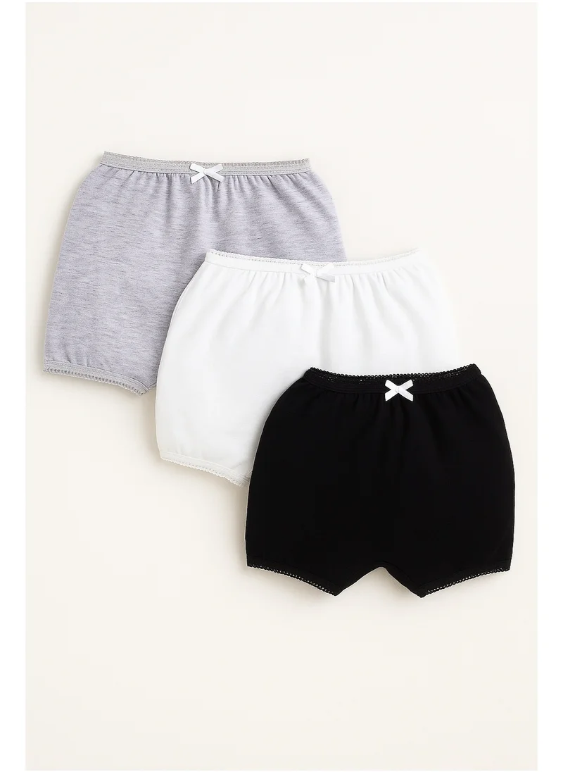 فكتور اند جين 3-Piece Bloomers Set for Baby Girls – Cotton Essentials