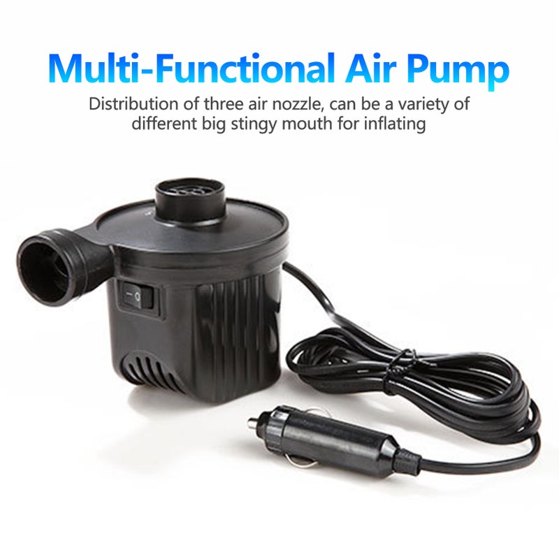 220V/36V/12V Dual-Purpose Air Pump For Home And Automobile Inflatable Bed Rubber Boat Swimming Ring Electric Inflating Pump - Image 3