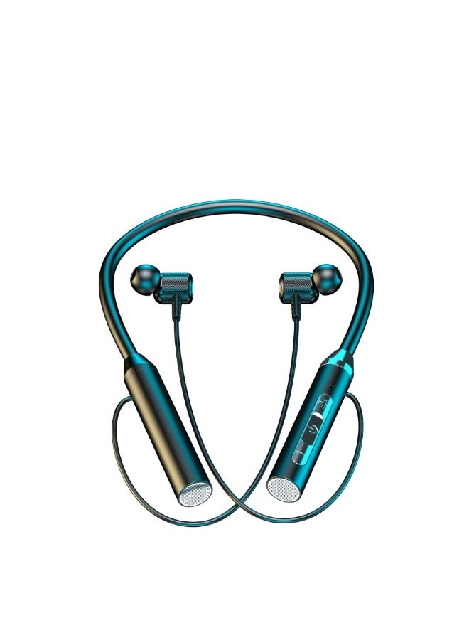 EBMINI New Digital Noise Cancelling Neck Hanging Wireless Bluetooth Earphones