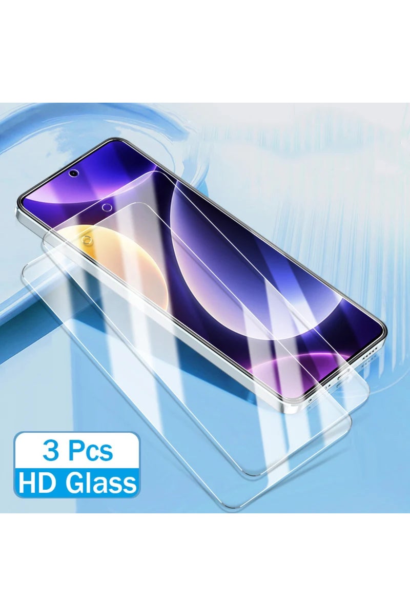 3 قطع زجاج عالي الدقة و3 قطع زجاج مقوى للخصوصية لهواتف موتورولا إيدج 20 و30 نيو برو لايت وموتو جي وجي 3