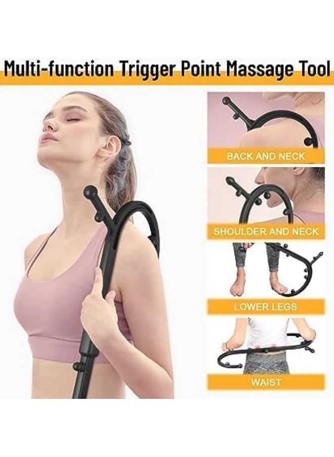 DMG TECH - Self Massage Tool,Trigger Point Massager Tool Neck and Back Massager Handheld,Shoulder Massager, Myofascial Release Tool - Deep Muscle Massage - Image 1