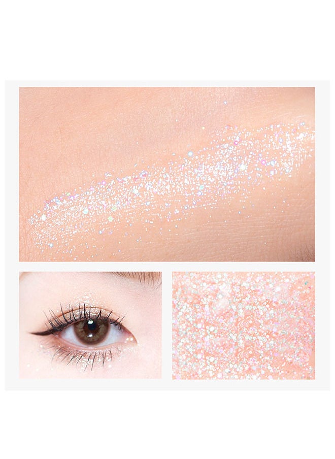 Julystar Liquid Glitter Eyeshadow - Long Lasting - Quick Drying - Easy To Apply - Loose Bling Glitter Diamond Pigmented Glue For Eye Crystals Makeup  - Image 4