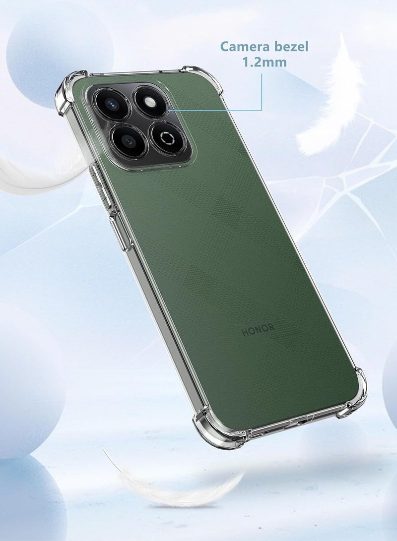 Premium TPU and Polycarbonate Hybrid Phone Case with Matte Finish Anti-Yellowing Military-Grade Drop Protection for Honor 200 Smart and X7c - Image 4