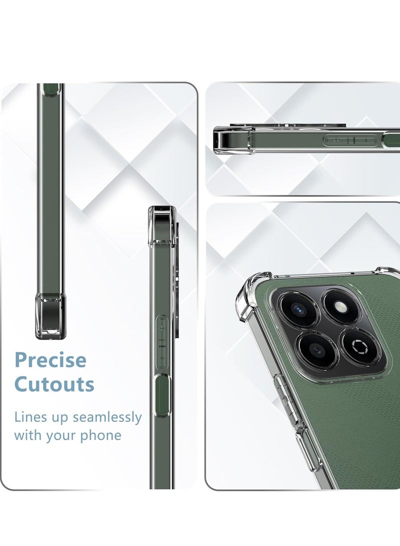 Premium TPU and Polycarbonate Hybrid Phone Case with Matte Finish Anti-Yellowing Military-Grade Drop Protection for Honor 200 Smart and X7c - Image 5